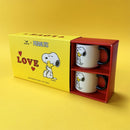 Snoopy and Peanuts Love Espresso Set