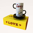 Snoopy and Peanuts Love Espresso Set