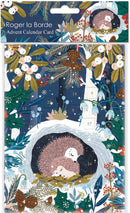 Wildwood Hideaway Hedgehogs Advent Card