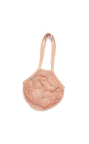 Organic Long Handled String Bag - Blush