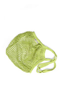 Organic Long Handled String Bag - Lime