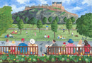 Pigeons and Picnics, Princes Street Gardens - Card