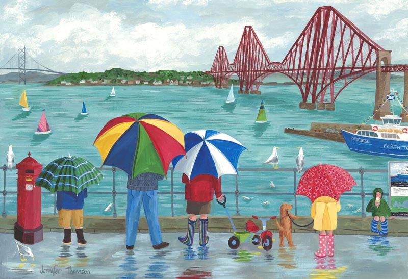 A Rainy Afternoon, South Queensferry - Card