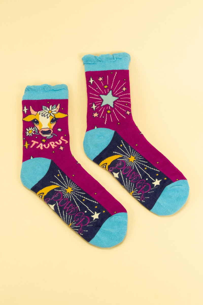 Taurus Zodiac Ankle Socks