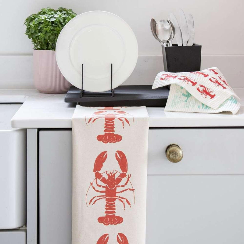 Lobster & Seaweed Eco Dishcloths