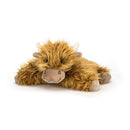 Jellycat Truffles Highland Cow lying flat