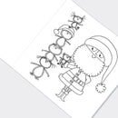 Colouring Book Santa & Snowman