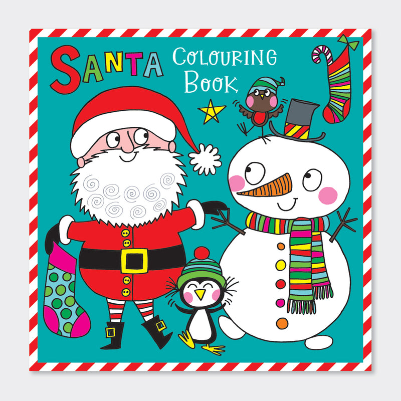 Colouring Book Santa & Snowman