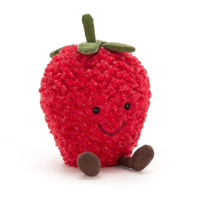 Jellycat Amuseable Strawberry Small siiting front view