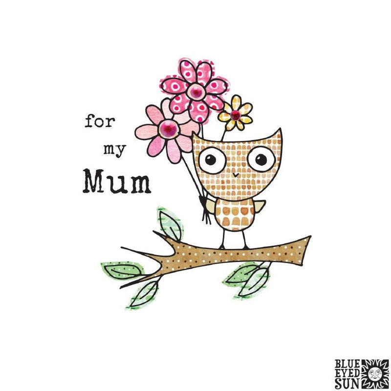 For My Mum Owl - Mothers Day Card