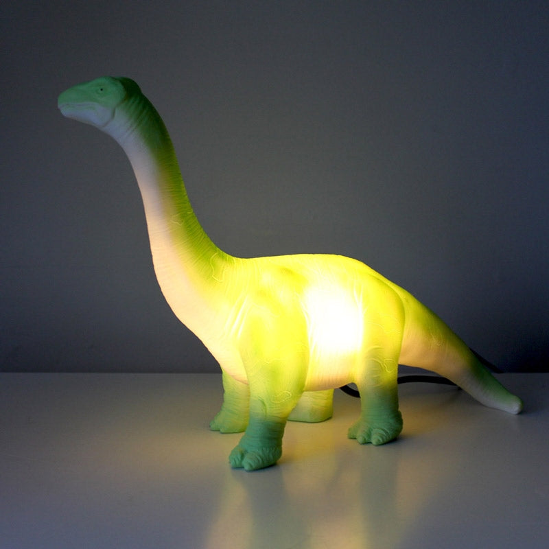 Green Diplodocus Large Lamp