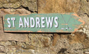 St Andrews Golf Wall Plaque, Vintage Green