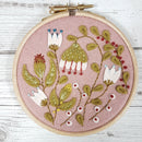 Mini Applique Hoop Folk Garden