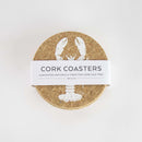 Cork Coaster Set - Lobster