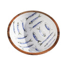 Mackerel Mango Wood Bowl
