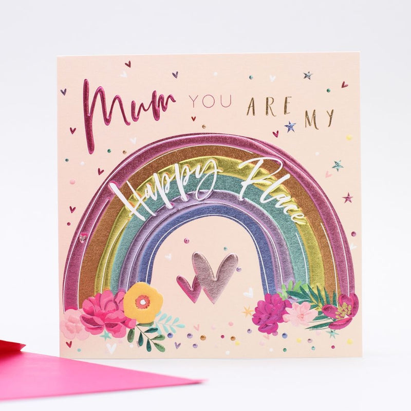Rainbow Happy Place - Mothers Day Card