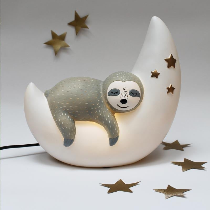 Over the Moon Sloth Lamp - Large