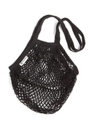 Organic Long Handled String Bag - Black
