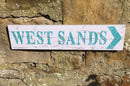St Andrews West Sands Beach Wall Plaque